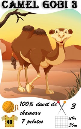 Camel Gobi 3 | Fonty - duvet de chameau