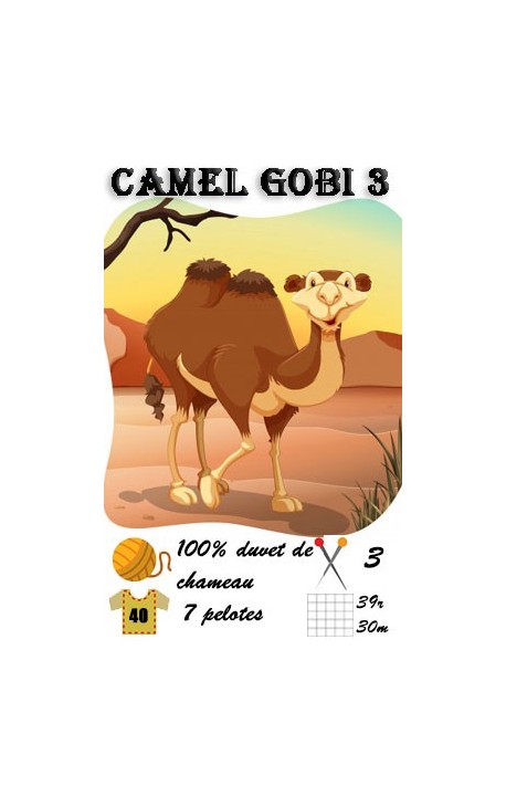 Camel Gobi 3 by Fonty - duvet de chameau