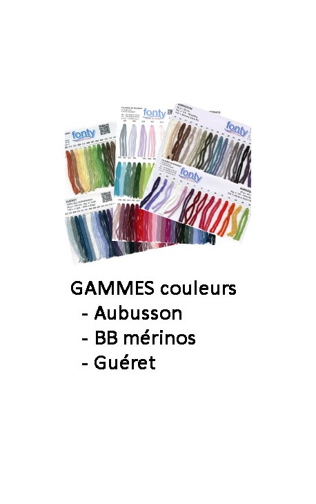 Gammes couleurs Fonty