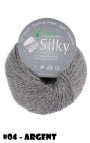 Silky Lanamania - Merinos et Soie - 04 argent