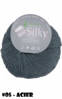 Silky Lanamania - Merinos et Soie - 05 acier