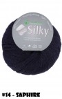 Silky Lanamania - Merinos et Soie - 14 saphire